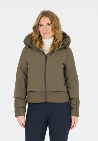 Athlecia Outdoor jacket 'Heley' in Green: front