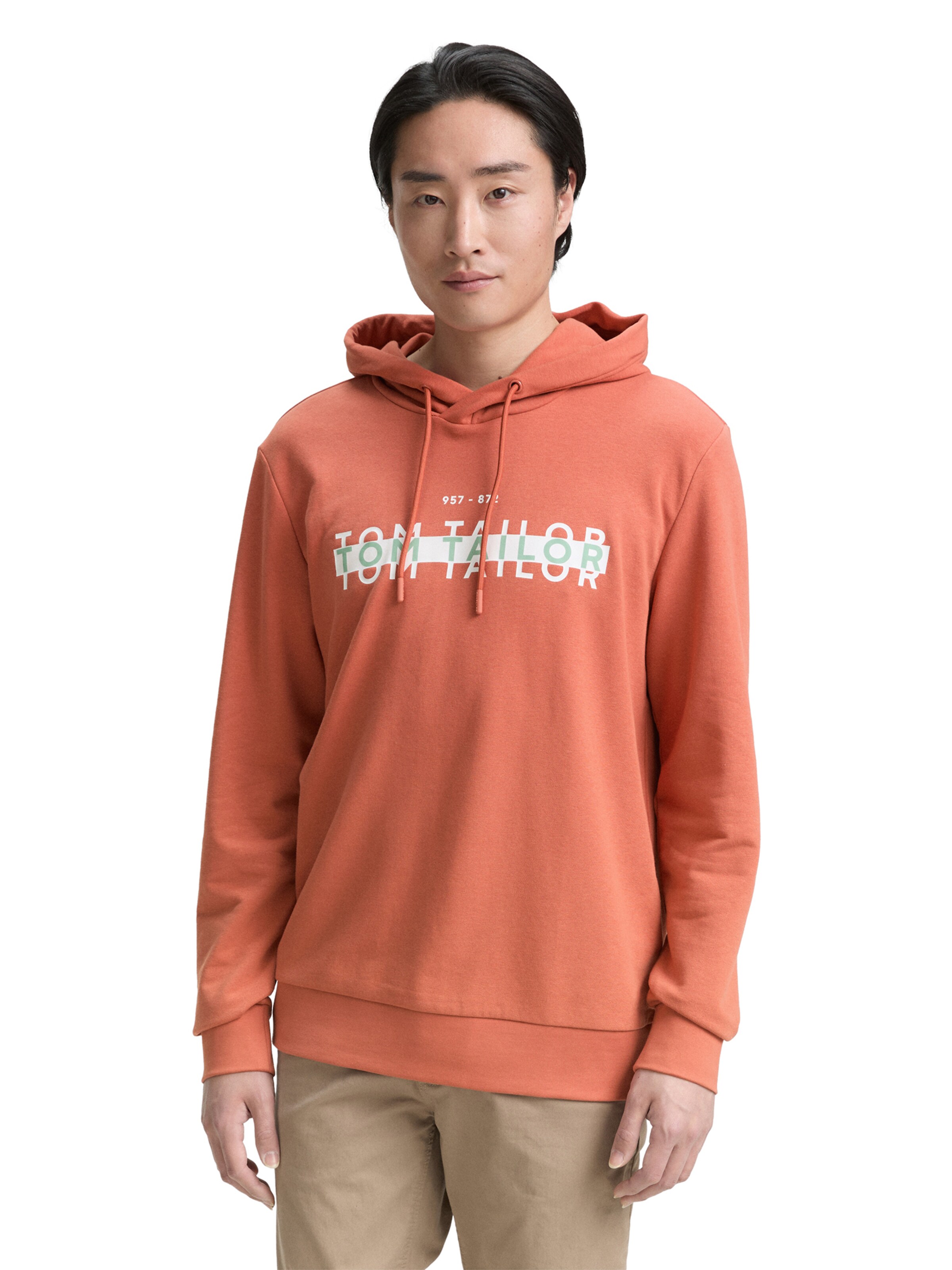 TOM TAILOR Sweatshirt in Red: front