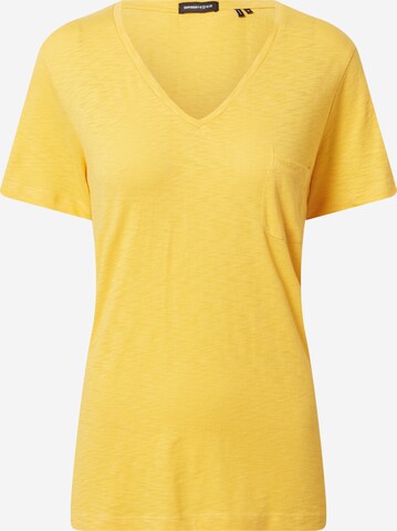 T-shirt Superdry en jaune : devant