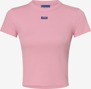 HUGO Blue Shirt 'Baby Tee_B' in Roze: voorkant