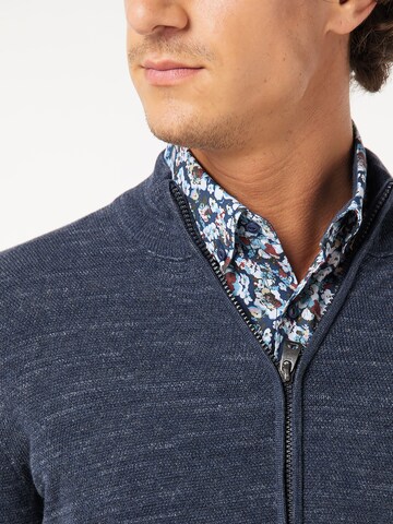 PIERRE CARDIN Knit Cardigan in Blue