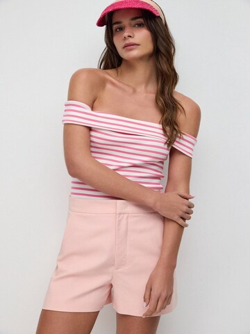No Matter What Top in Roze