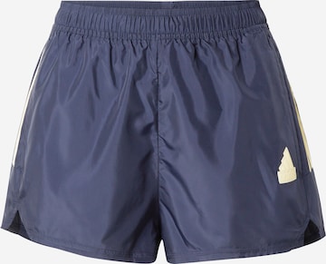 mėlyna ADIDAS SPORTSWEAR Laisvas Sportinės kelnės 'Tiro': priekis