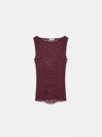 Dilvin - Top em vermelho: frente