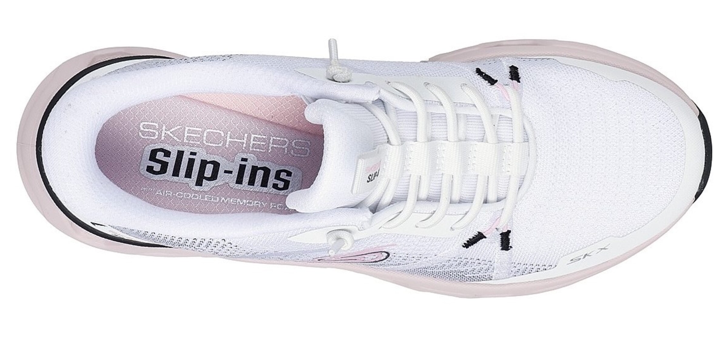 Baskets basses SKECHERS en blanc
