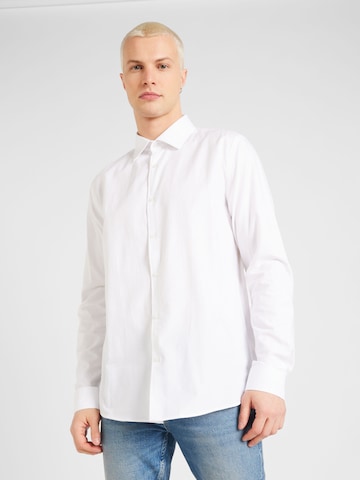BURTON MENSWEAR LONDON Regular Fit Hemd in Weiß: predná strana
