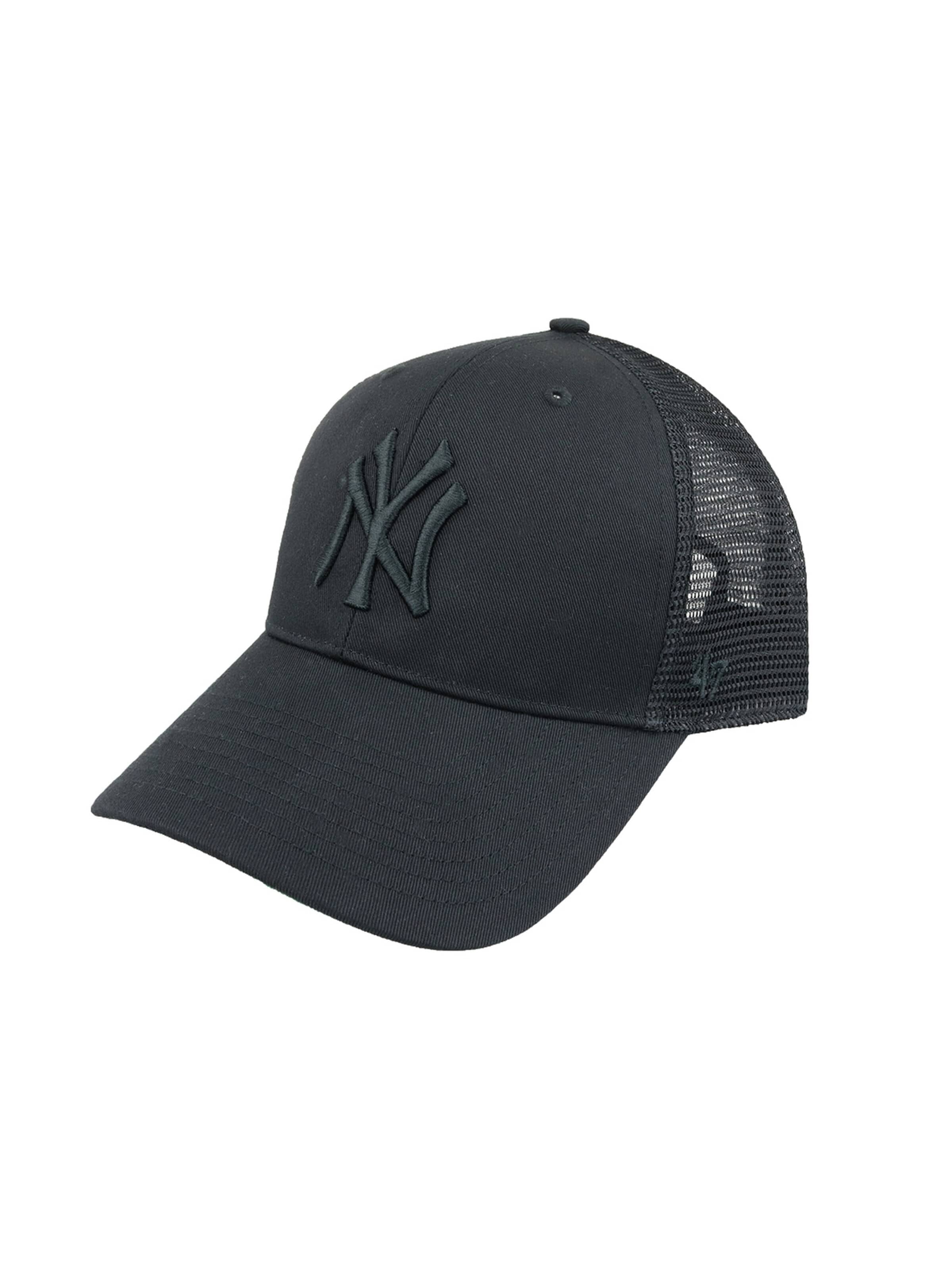 47 Cap '47 Brand MLB New York Yankees Branson Cap' in Black: front