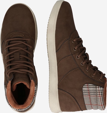 Dockers by Gerli Sneakers hoog in Bruin