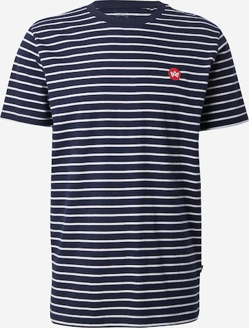 Maglietta 'Timmi' di Kronstadt in blu: frontale