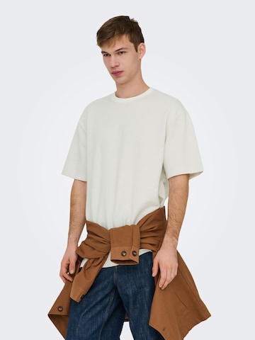 Only & Sons T-Shirt 'ONSKian' in Weiß: Vorderseite
