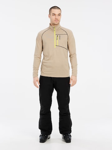 PROTEST Sports sweatshirt 'PRTKODY' in Brown
