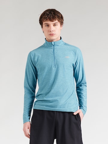 new balance Functioneel shirt 'Space Dye' in Blauw: voorkant