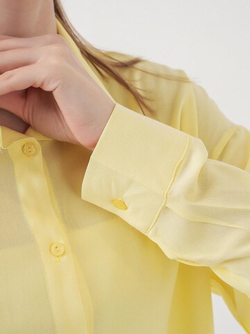 Chemisier Bigdart en jaune