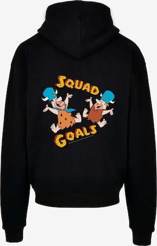 Sweat-shirt 'The Flintstones Squad Goals Familie Feuerstein' F4NT4STIC en noir : devant