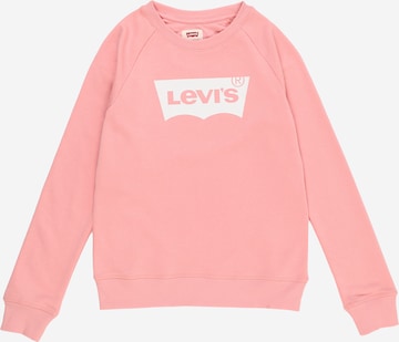 Levi's Kids Sweatshirt in Roze: voorkant