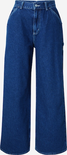 Jeans Carhartt WIP pe albastru denim, Vizualizare produs