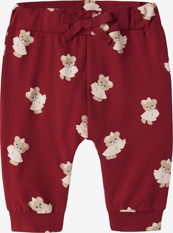 Effilé Pantalon 'NBFRATIA' NAME IT en rouge : devant