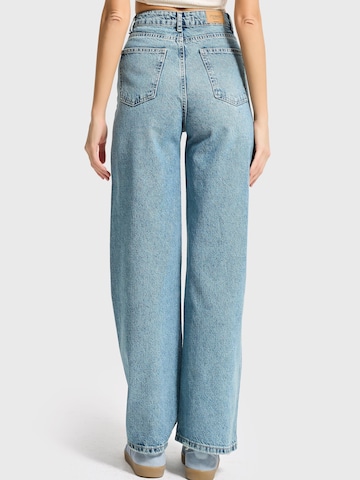 IT'S BASIC Wide leg Jeans 'Olea Wide High Rise Jeans' in Blue