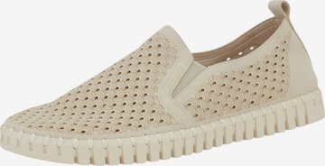 ILSE JACOBSEN Classic Flats 'TULIP140M' in Beige: front