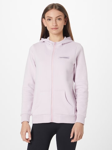 PEAK PERFORMANCE Sportief sweatvest in Roze: voorkant