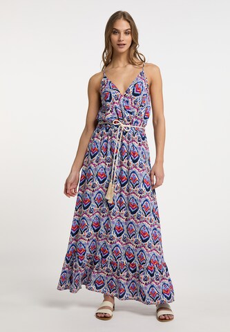 IZIA Dress in Blue: front