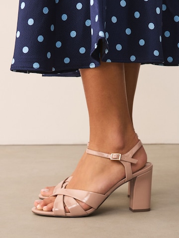 Next Strap sandal in Pink