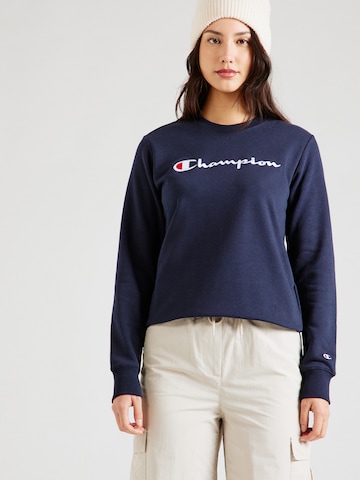 Champion Authentic Athletic Apparel Sweatshirt in Blue: front