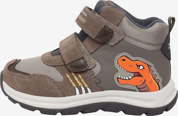 SKECHERS Kozaki 'DYNAMIC TRAIL - DINO-SCOUTS' w kolorze szary: przód