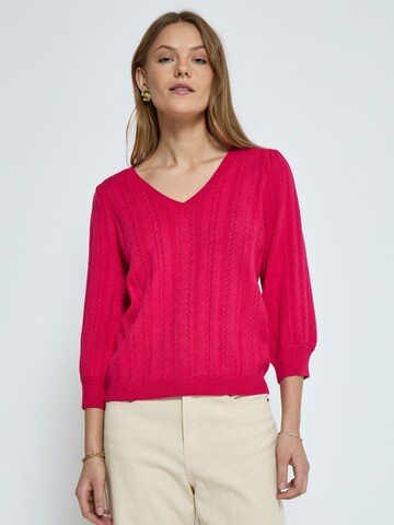 Peppercorn Trui 'Rosalia' in Roze: voorkant
