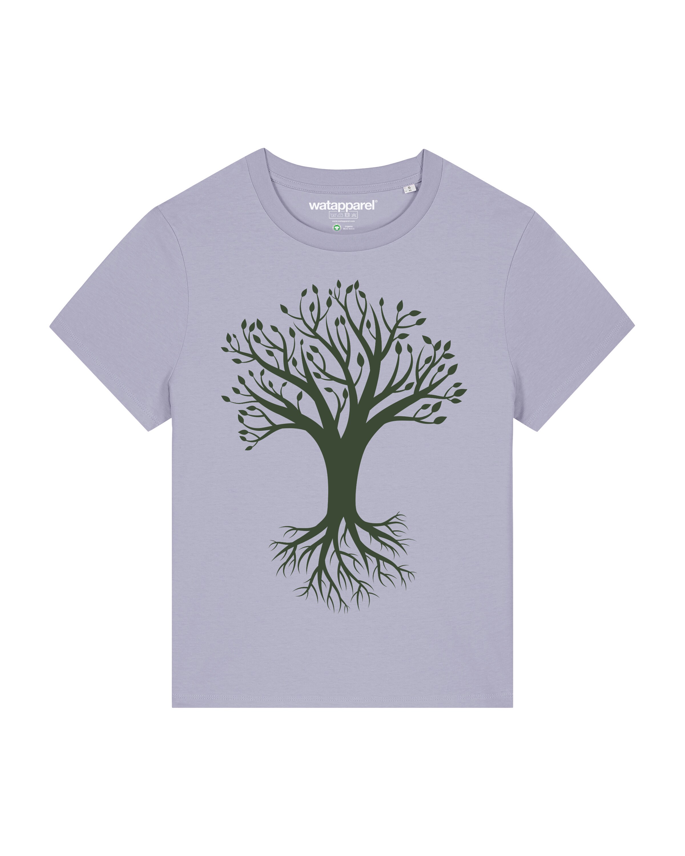 Watapparel Shirt 'Baum' in Purple: front