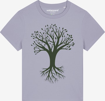Watapparel Shirt 'Baum' in Purple: front