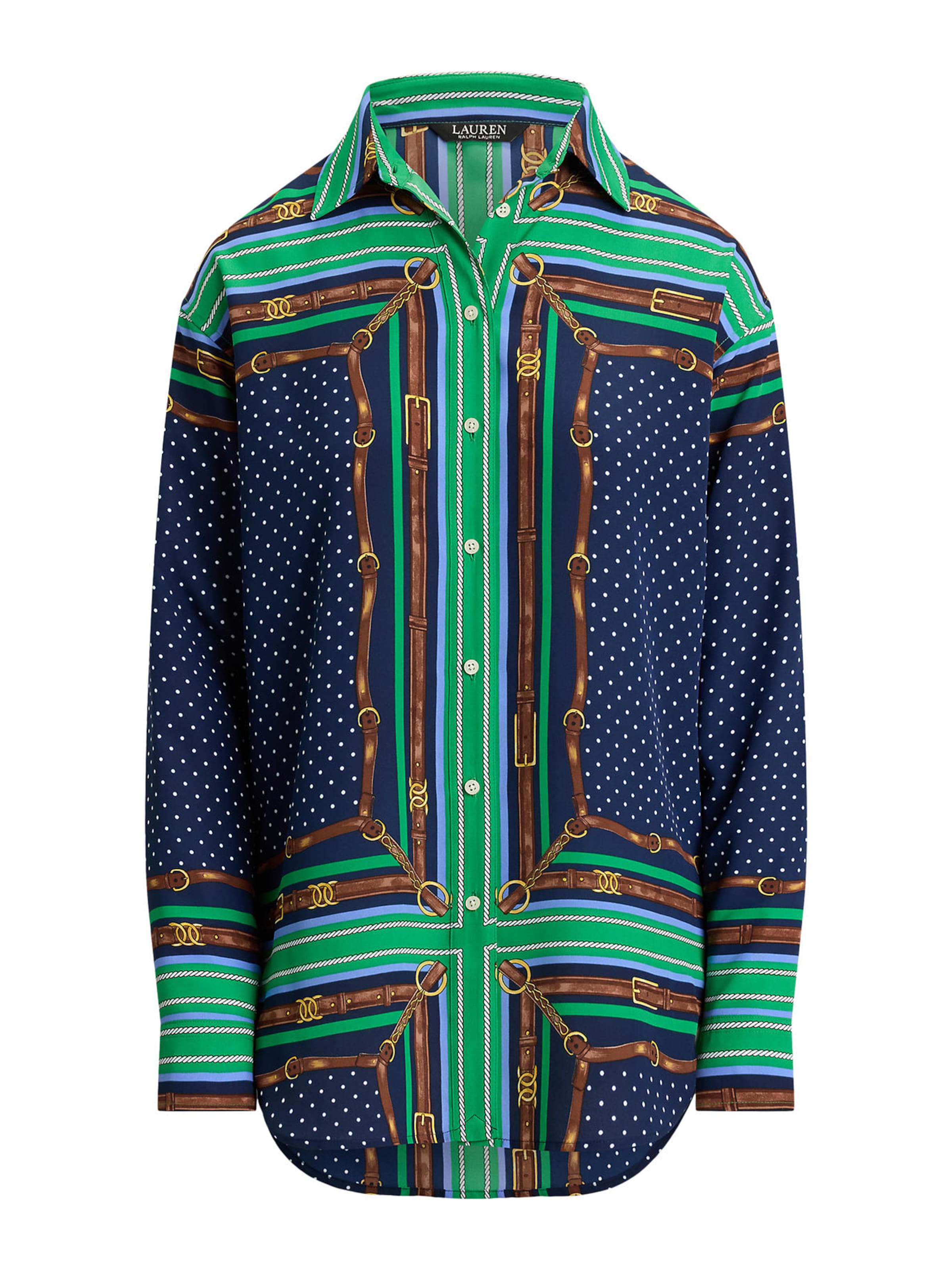 Lauren Ralph Lauren Blúz - kék: elől