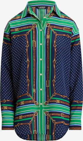 Lauren Ralph Lauren Μπλούζα σε μπλε: μπροστά