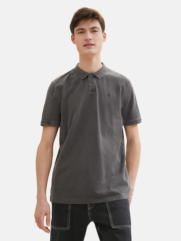 TOM TAILOR DENIM Poloshirt in Grau