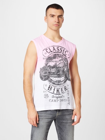 CAMP DAVID Bluser & t-shirts i pink: forside