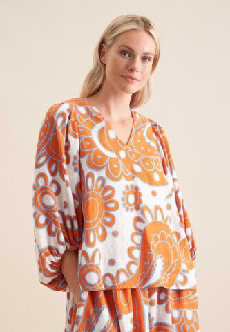 SEIDENSTICKER Shirt 'The Statement Prints' in Orange