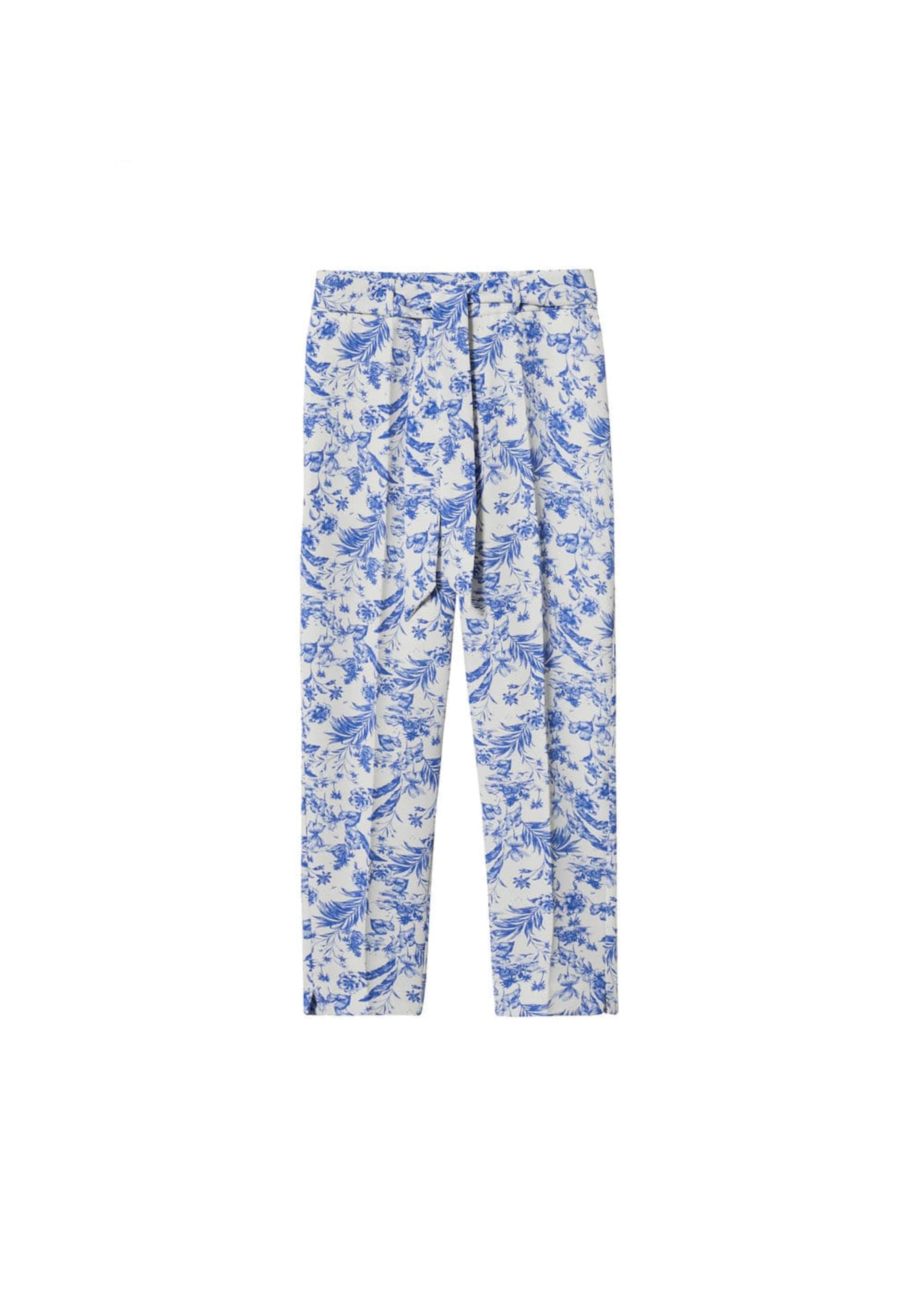 MANGO Tapered Hose 'Lazo' in Blau: Vorderseite