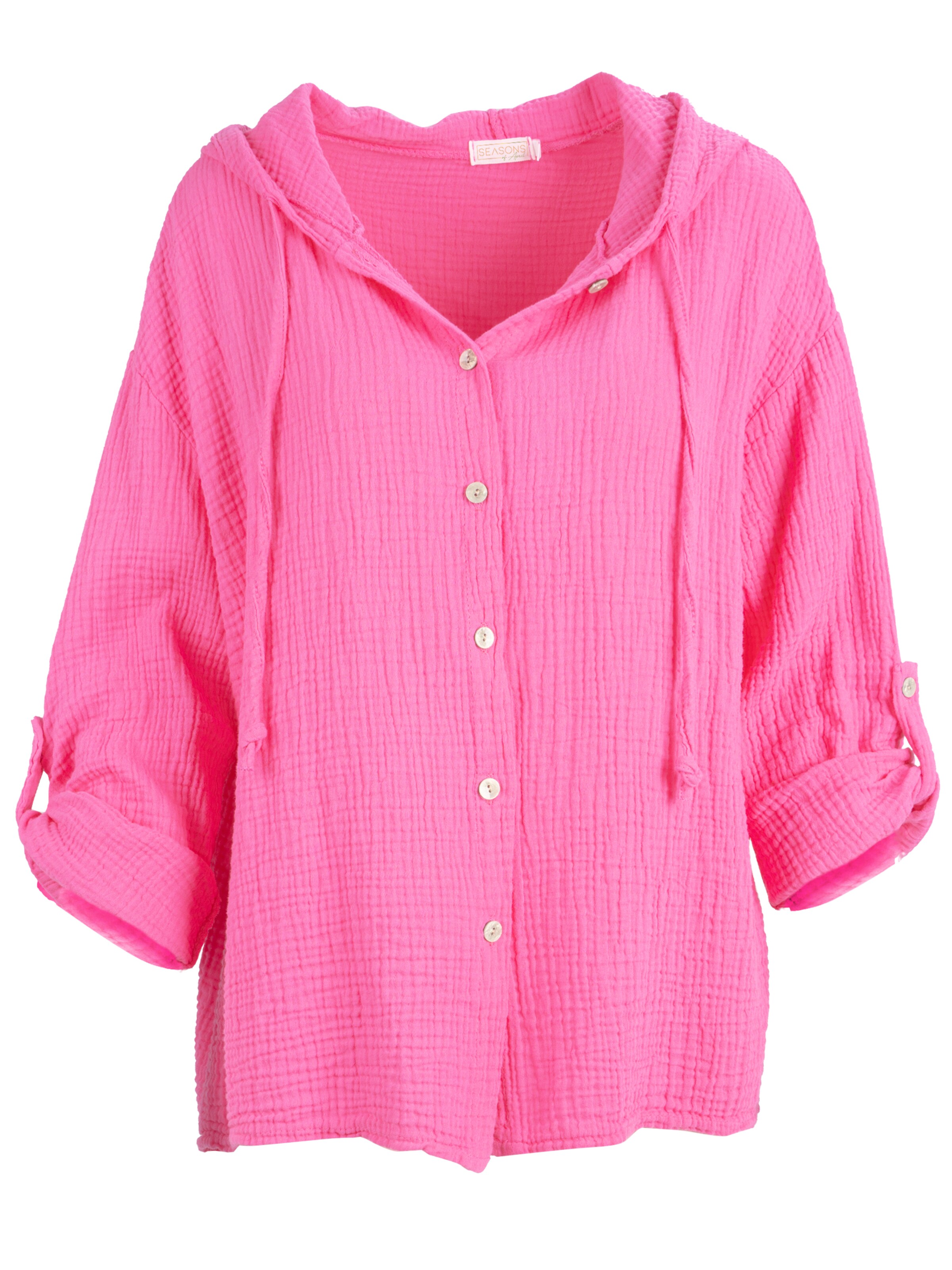 Seasons of April Blouse 'Camila' in Roze: voorkant