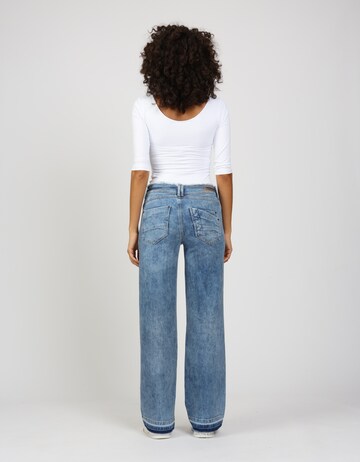 Gang Wide Leg Jeans '94AMELIE' in Blau