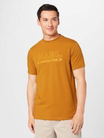 Karl Lagerfeld Bluser & t-shirts i brun: forside