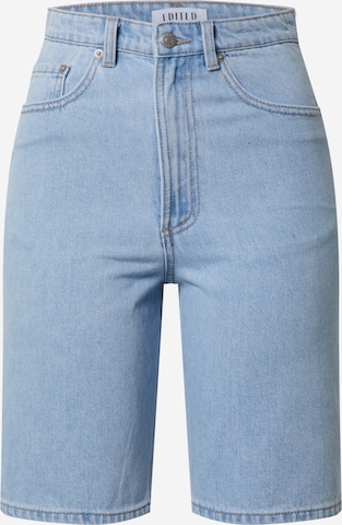 Coupe slim Jean 'Ellie' EDITED en bleu : devant