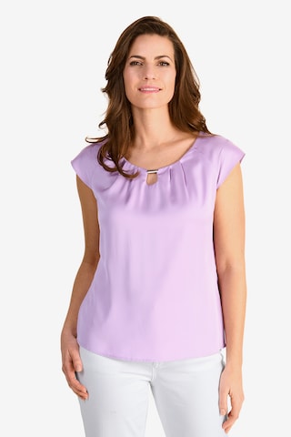 Select By Hermann Lange Blouse in Purple: front