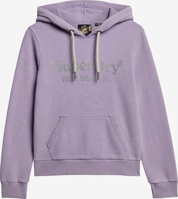 Superdry Sweatshirt 'Venue' in Purple: front