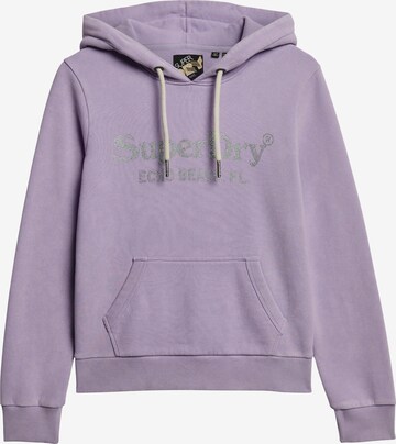 Superdry Sweatshirt 'Venue' in Lila: voorkant