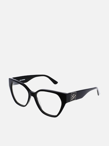 Karl Lagerfeld Sunglasses 'Karl Lagerfeld KL6053 (604) burgundy 54/16/140 WOMAN Eyewear Frame' in Black: front