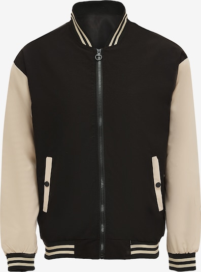 COSIMON Prijelazna jakna u crna / vuneno bijela, Pregled proizvoda