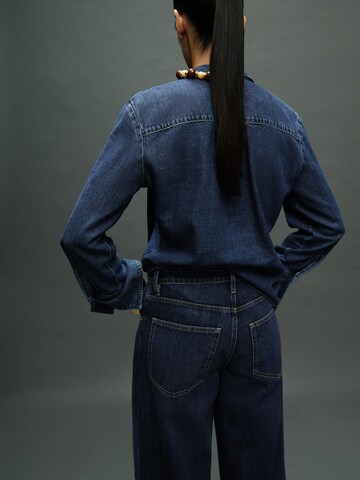 MANGO Bluza 'RUE' | modra barva