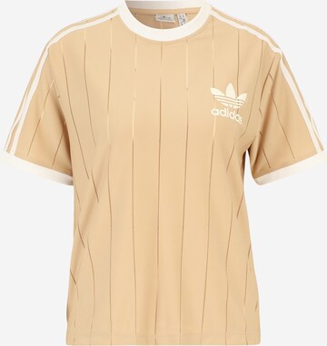T-shirt 'Adicolor' ADIDAS ORIGINALS en beige : devant