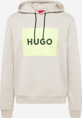 Sweat-shirt 'Duratschi' HUGO Red en gris : devant