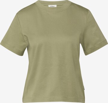 s.Oliver Koszulka w kolorze zielony: przód